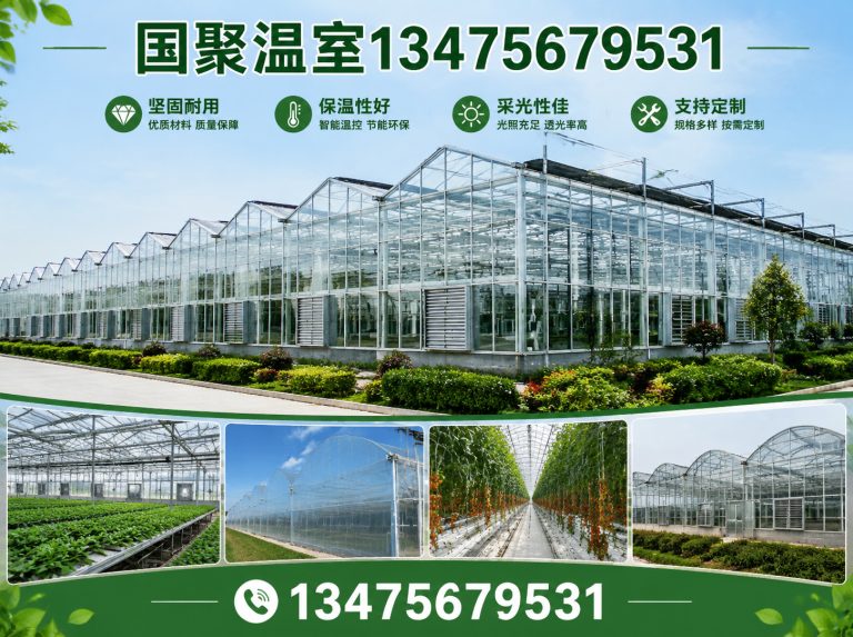 诸城市玻璃温室展示图